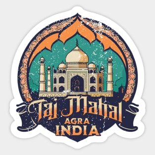 Taj Mahal - Agra India Sticker